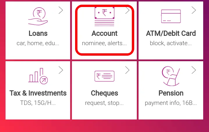 how to transfer your SBI account to another in SBI YONO