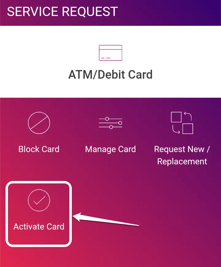 Activate SBI debit card