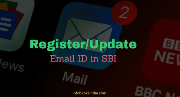 Update Email ID in SBI