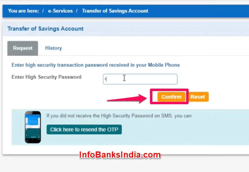 Account Transfer Process in SBI